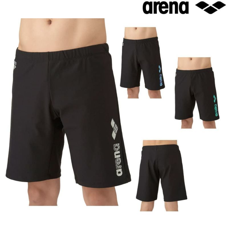 アリーナARENAフィットネス水着メンズフィットネススパッツハーフレッグ2025年秋冬モデルAS5FWF69M