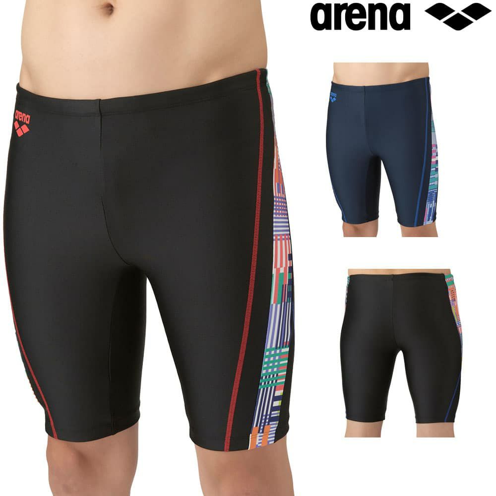 アリーナARENAフィットネス水着メンズフィットネススパッツハーフレッグ2025年秋冬モデルAS5FWF70M