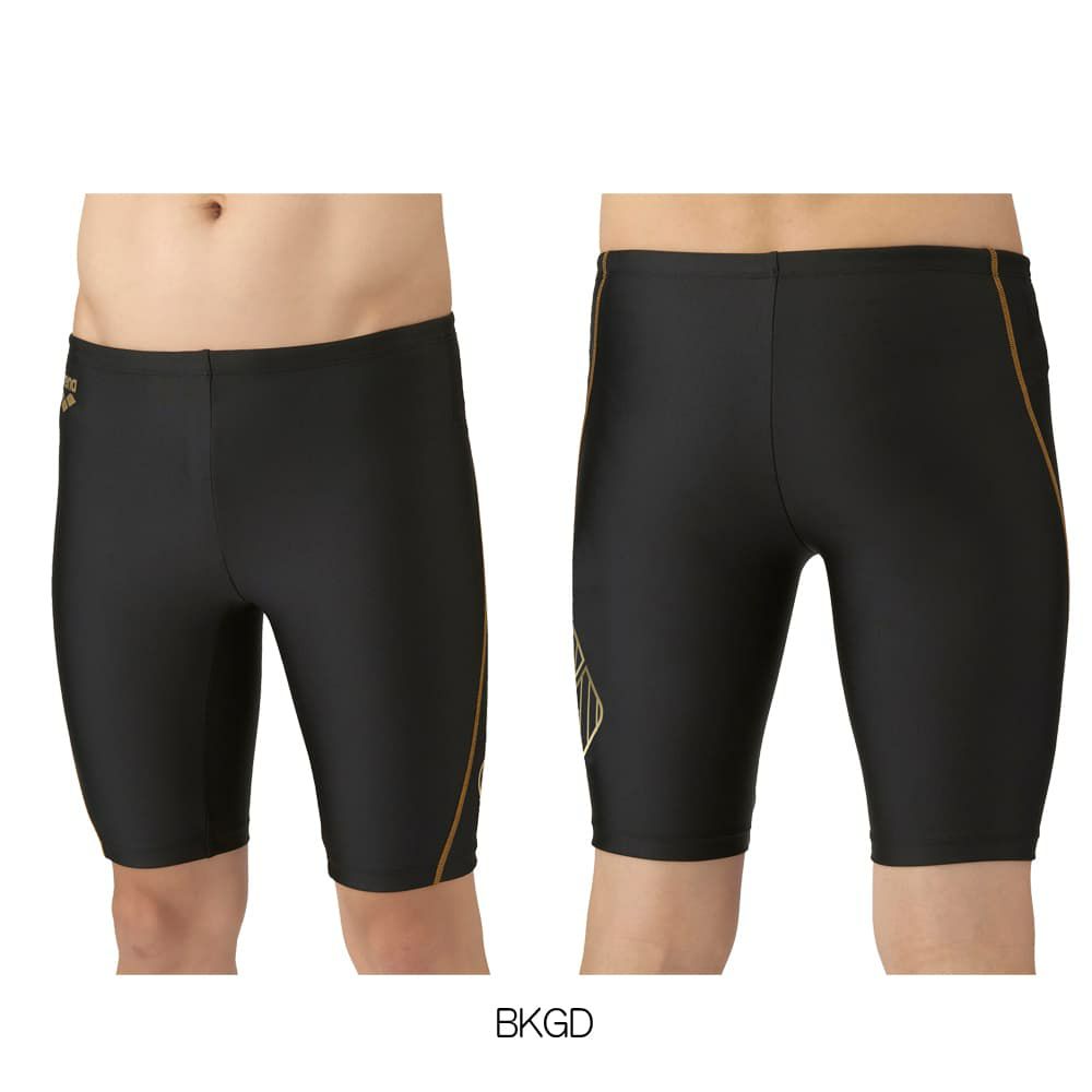 アリーナARENAフィットネス水着メンズフィットネススパッツハーフレッグ2025年秋冬モデルAS5FWF71M