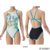 アリーナARENA競泳水着練習用水着レディーストレーニングワンピースオープンバックディズニー“ドナルド・ダック”“ヒューイ・デューイ・ルーイ”タフスーツ競泳練習水着2025年秋冬モデルAS5FWM52L