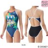 アリーナARENA競泳水着練習用水着ジュニア女子トレーニングワンピースオープンバックディズニー“ドナルド・ダック”“ヒューイ・デューイ・ルーイ”タフスーツ競泳練習水着2025年秋冬モデルAS5FWM52G