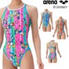 アリーナARENA競泳水着練習用水着レディーストレーニングワンピースオープンバックディズニー“ドナルド・ダック”“ヒューイ・デューイ・ルーイ”タフスーツ競泳練習水着2025年秋冬モデルAS5FWM53L