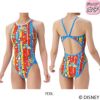 アリーナARENA競泳水着練習用水着ジュニア女子トレーニングワンピースオープンバックディズニー“ドナルド・ダック”“ヒューイ・デューイ・ルーイ”タフスーツ競泳練習水着2025年秋冬モデルAS5FWM53G