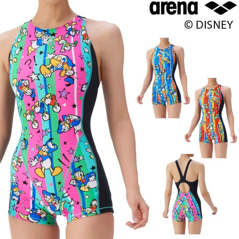 アリーナ arena ディズニー レディース 競泳水着 練習用