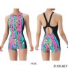 アリーナARENA競泳水着練習用水着レディーストレーニングワンピーススパッツオープンバックミドルレッグオールインワンディズニー“ドナルド・ダック”“ヒューイ・デューイ・ルーイ”タフスーツ競泳練習水着2025年秋冬モデルAS5FWM54L