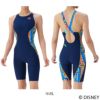 アリーナARENA競泳水着練習用水着レディーストレーニングワンピーススパッツオープンバックハーフレッグオールインワンディズニー“ドナルド・ダック”“ヒューイ・デューイ・ルーイ”タフスーツ競泳練習水着2025年秋冬モデルAS5FWM55L