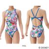 アリーナARENA競泳水着練習用水着レディーストレーニングワンピースオープンバックディズニー“ベイマックス”タフスーツ競泳練習水着2025年秋冬モデルAS5FWM56L