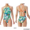 アリーナARENA競泳水着練習用水着レディーストレーニングワンピースオープンバックディズニー“ベイマックス”タフスーツ競泳練習水着2025年秋冬モデルAS5FWM56L