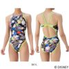 アリーナARENA競泳水着練習用水着レディーストレーニングワンピースオープンバックディズニー“ベイマックス”タフスーツ競泳練習水着2025年秋冬モデルAS5FWM56L