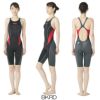 アリーナARENA競泳水着レディースWA承認ハーフスパッツオールインワンクロスバックAQUAADVANCEDAQUAXTREMEARN-1024Wfinaマークあり