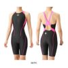 アリーナARENA競泳水着レディースfina承認セイフリーバックスパッツ着やストラップオールインワンAQUARACINGAQUASTRIPE-DARN-2050Wfinaマークあり