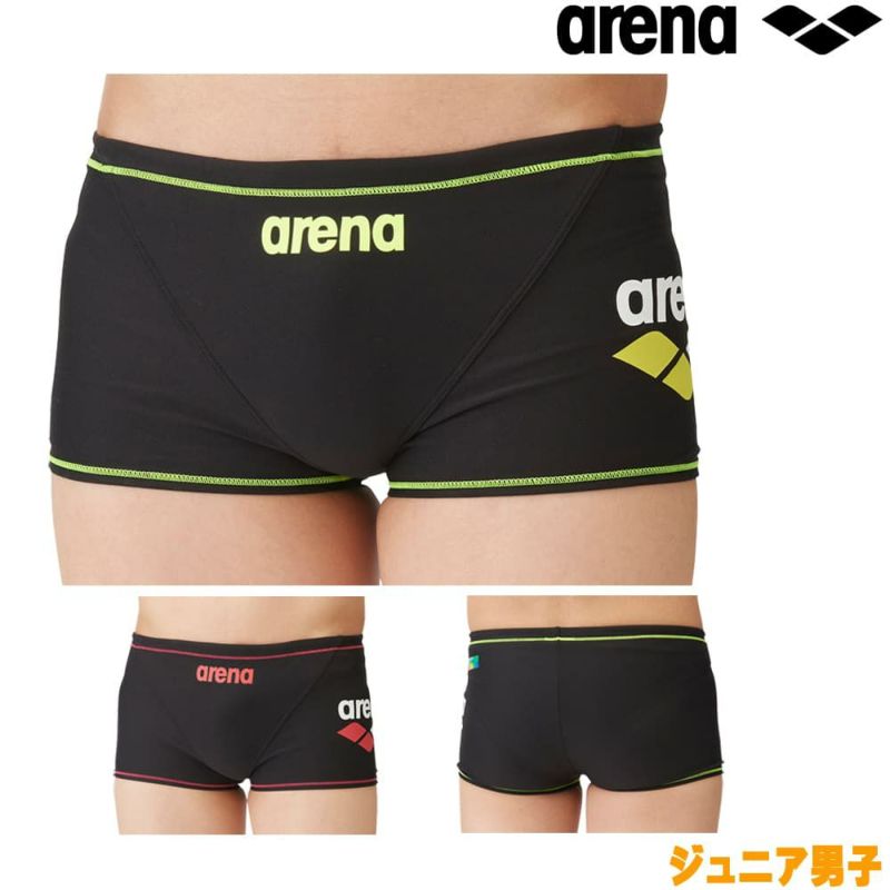 アリーナARENA競泳水着ジュニア男子練習用トレーニングスパッツショートレッグタフスキンT2E競泳練習水着2024年春夏モデルSAR-4104J
