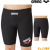 アリーナARENA競泳水着ジュニア男子練習用トレーニングスパッツハーフレッグタフスキンT2E競泳練習水着2024年春夏モデルSAR-4105J