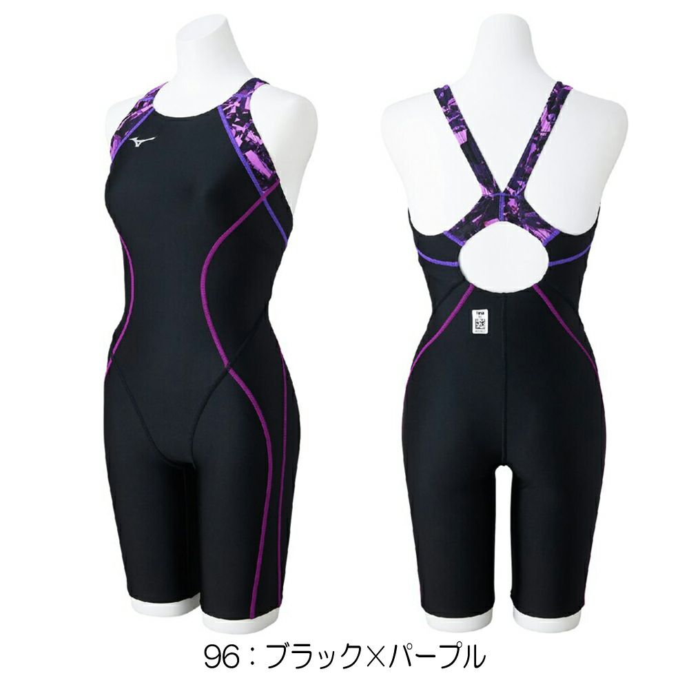 ミズノMIZUNO競泳水着レディースWA承認モデルSTLalaハーフスーツマスターズバックオールインワン2025年春夏モデルN2MGC746finaマークあり
