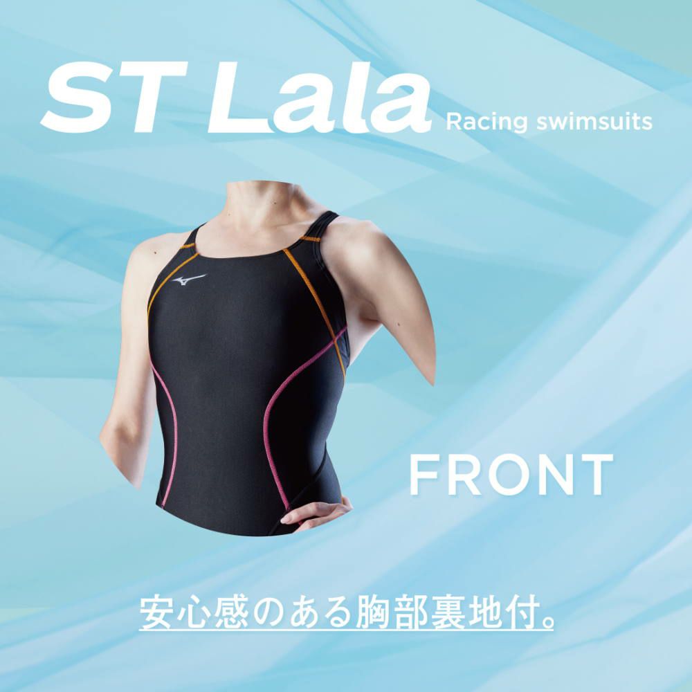 ミズノMIZUNO競泳水着レディースWA承認モデルSTLalaハーフスーツマスターズバックオールインワン2025年春夏モデルN2MGC746finaマークあり