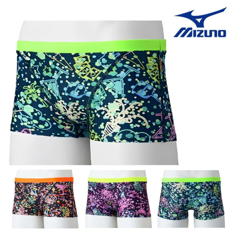 ミズノMIZUNO競泳水着練習用水着メンズエクサースーツショートスパッツEXERSUITSU-FitRiCollection池江璃花子競泳練習水着2025年春夏モデルN2MBC565