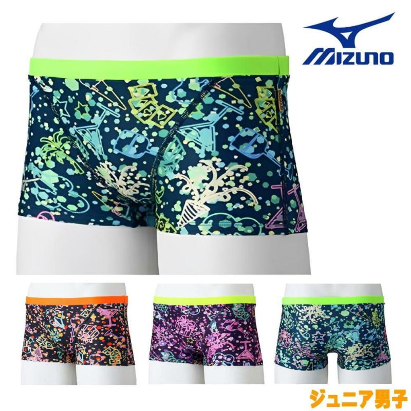 ミズノMIZUNO競泳水着練習用水着ジュニア男子エクサースーツショートスパッツEXERSUITSU-FitRiCollection池江璃花子競泳練習水着2025年春夏モデルN2MBC965