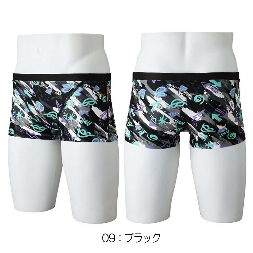 ミズノMIZUNO競泳水着練習用水着メンズエクサースーツショートスパッツEXERSUITSU-FitRiCollection池江璃花子競泳練習水着2025年春夏モデルN2MBC566