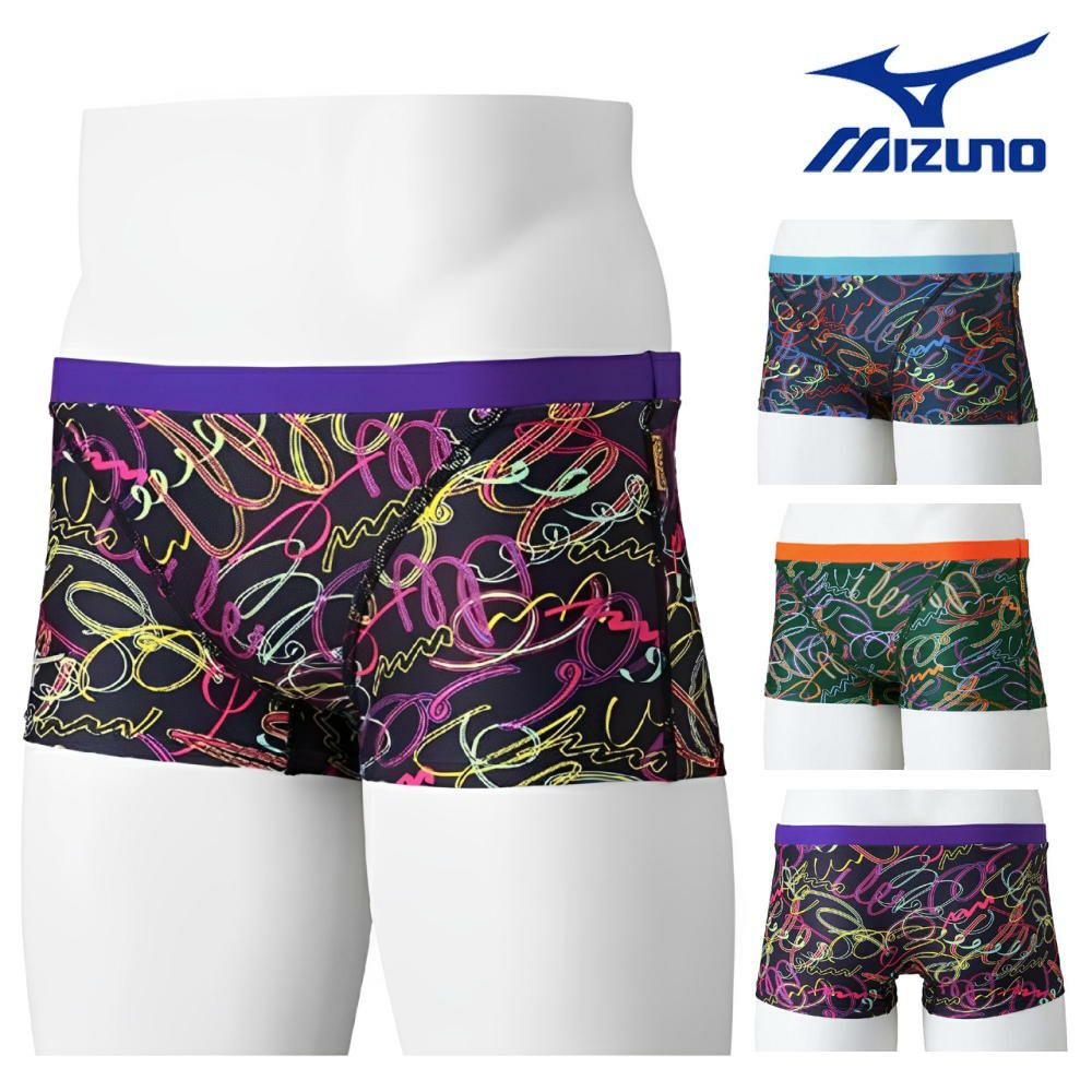 ミズノMIZUNO競泳水着練習用水着メンズエクサースーツショートスパッツEXERSUITSU-FitRiCollection池江璃花子競泳練習水着2025年春夏モデルN2MBC567