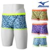 ミズノMIZUNO競泳水着練習用水着メンズエクサースーツショートスパッツEXERSUITSU-FitRiCollection池江璃花子競泳練習水着2025年春夏モデルN2MBC569