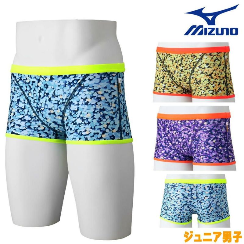 ミズノMIZUNO競泳水着練習用水着ジュニア男子エクサースーツショートスパッツEXERSUITSU-FitRiCollection池江璃花子競泳練習水着2025年春夏モデルN2MBC969