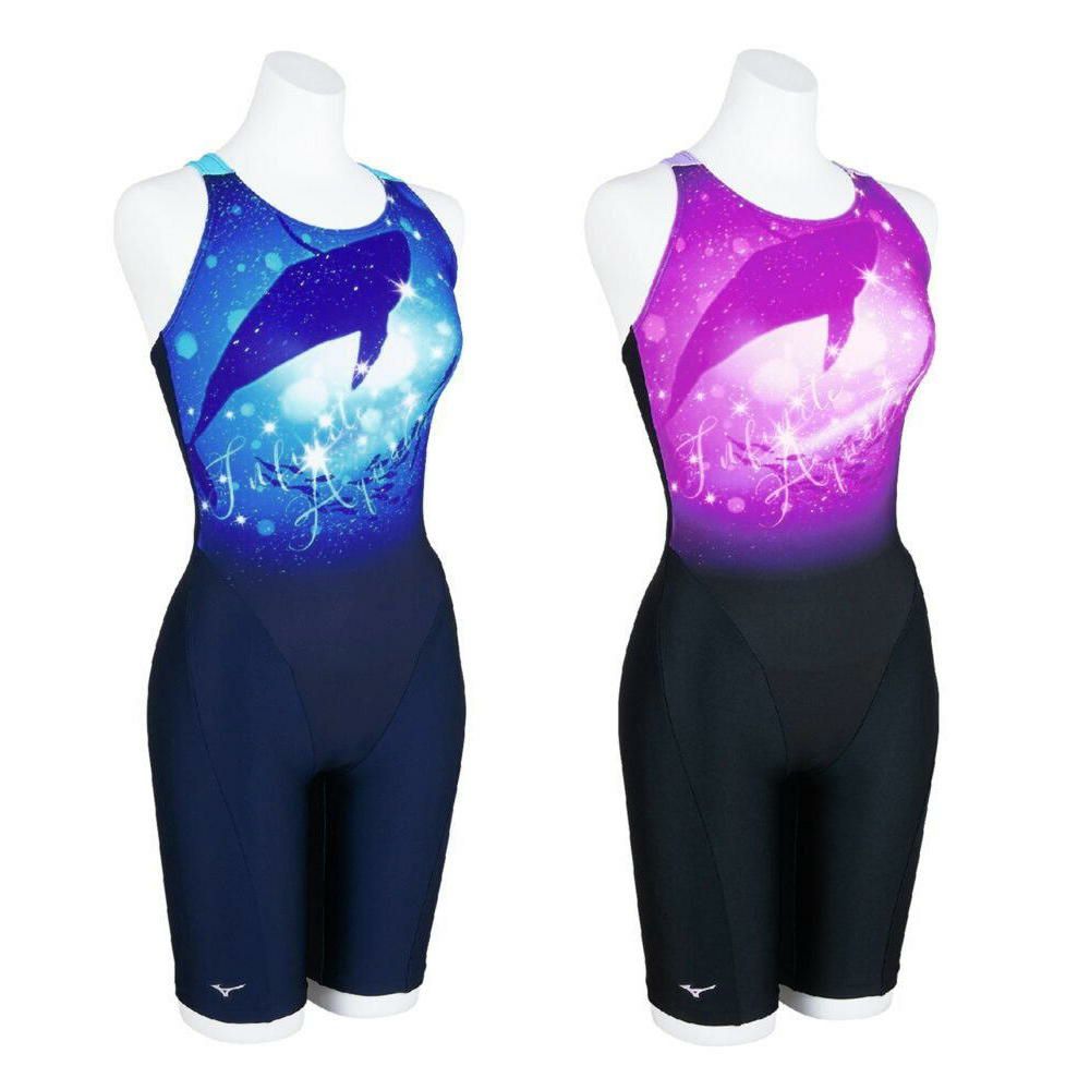 ミズノMIZUNOフィットネス水着レディースSTROKEONEオールインワンパッド付き2025年春夏モデルN2JGC804