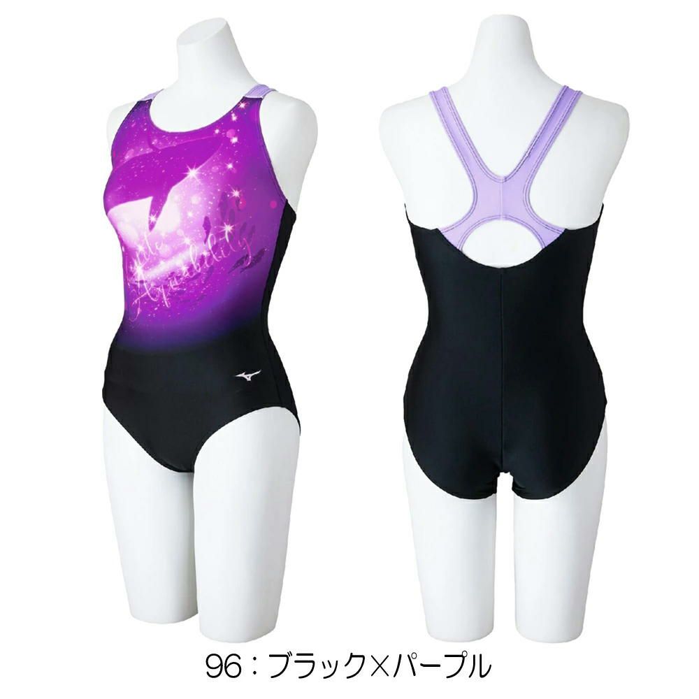 ミズノMIZUNOフィットネス水着レディースSTROKEONEワンピースパッド付き2025年春夏モデルN2JAC804