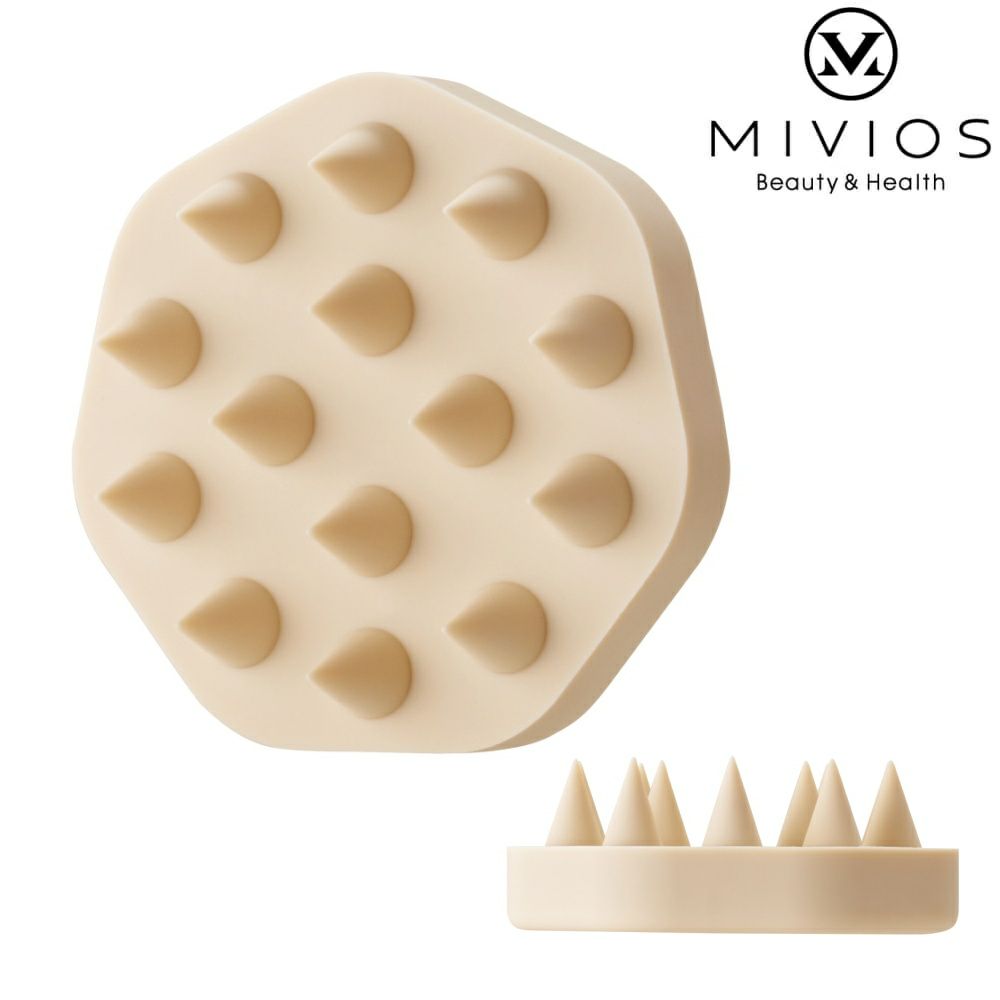 MIVIOSミヴィオスヘッドスパブラシシルキークリームソフトマッサージアルインコALINCOフィットネスエクササイズストレッチマッサージMVS200C