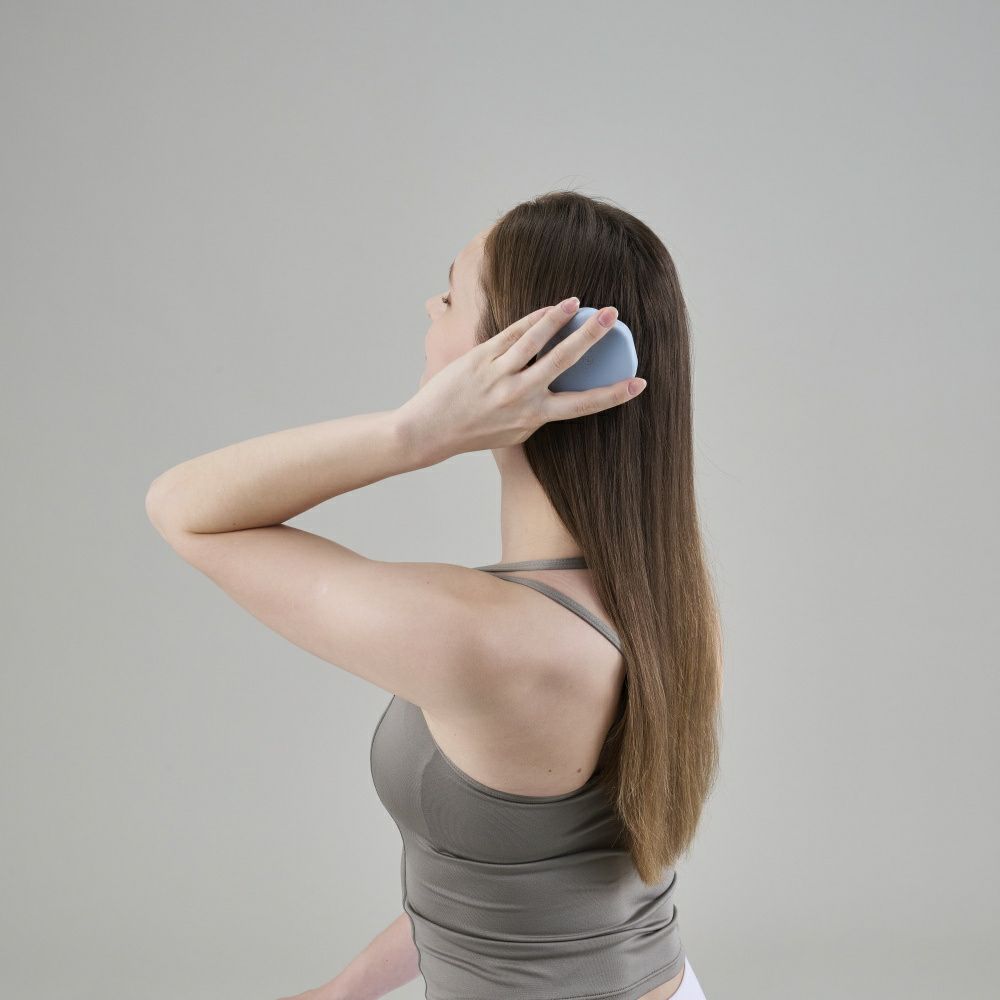 MIVIOSミヴィオスヘッドスパブラシアイスブルーハードマッサージアルインコALINCOフィットネスエクササイズストレッチマッサージMVS200A