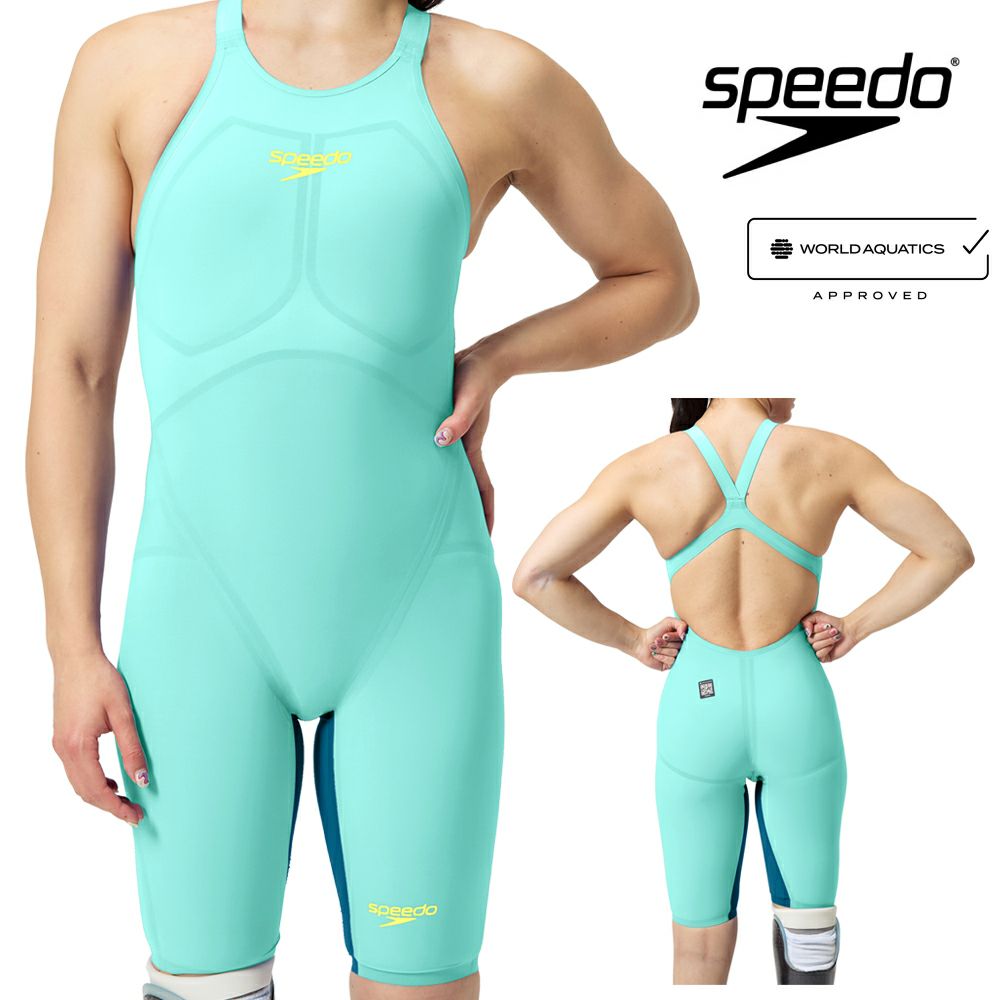 スピードSPEEDO競泳水着レディースFASTSKINLZRPureValor2.0ファストスキンレーザーピュアヴァラーウィメンズオープンバックニースキンWA承認モデル競泳全種目向き高速水着SCW12402Ffinaマークあり
