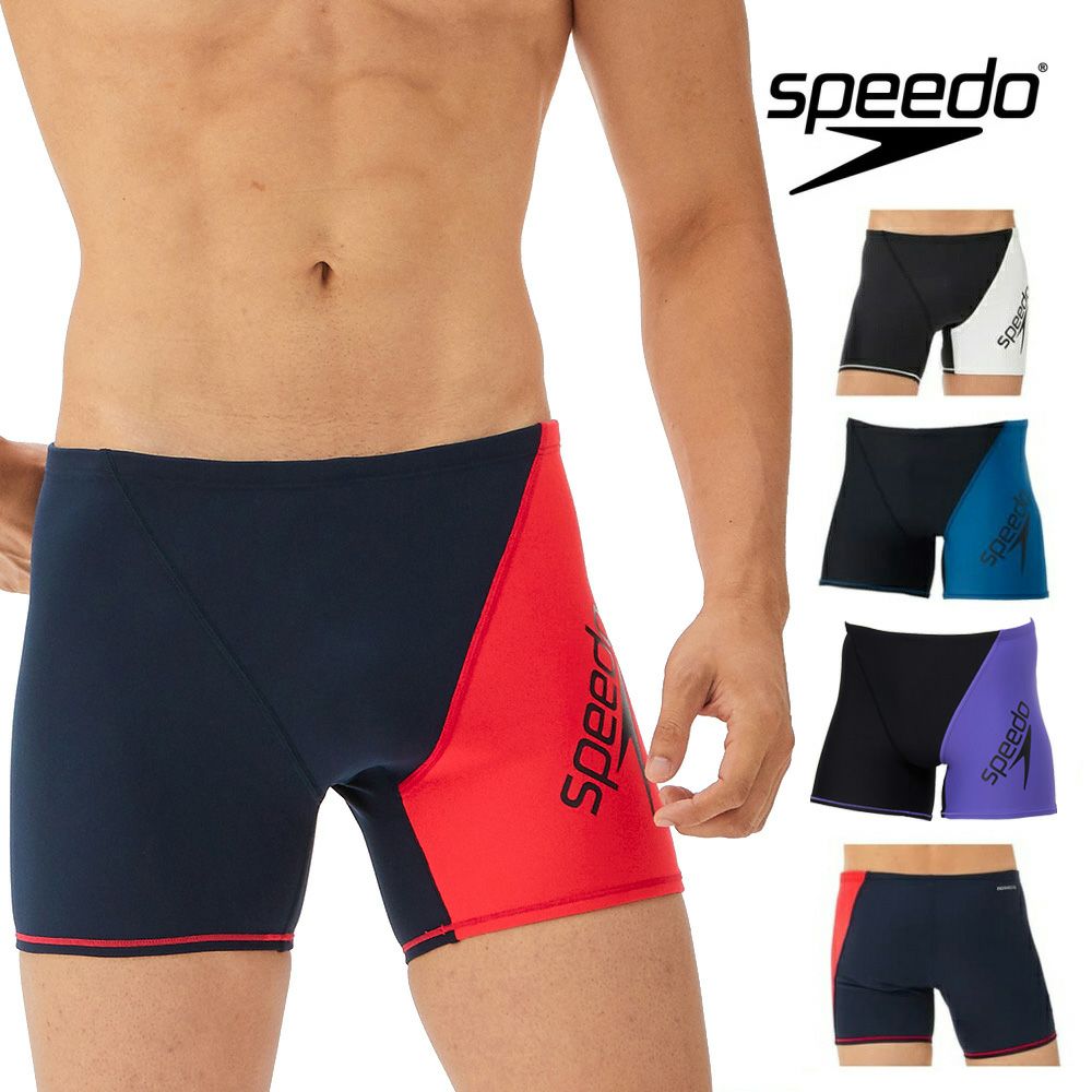 スピードSPEEDO競泳水着メンズ練習用パネルフリージリーターンズハーフボックスENDURANCEECO競泳練習水着ST52303