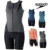 スピードSPEEDOフィットネス水着レディースディアゴナジッププロセパレーツ(差込みパッド付き)HeatherStretchECOSFW32410