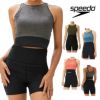 スピードSPEEDOフィットネス水着レディースミニマムパッド付きENDURANCEECOヘザーECO2024年秋冬モデルSFW22302