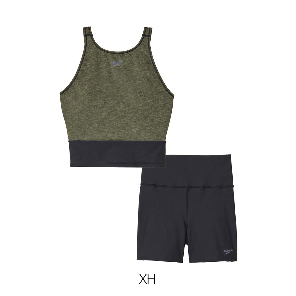 スピードSPEEDOフィットネス水着レディースミニマムパッド付きENDURANCEECOヘザーECO2024年秋冬モデルSFW22302