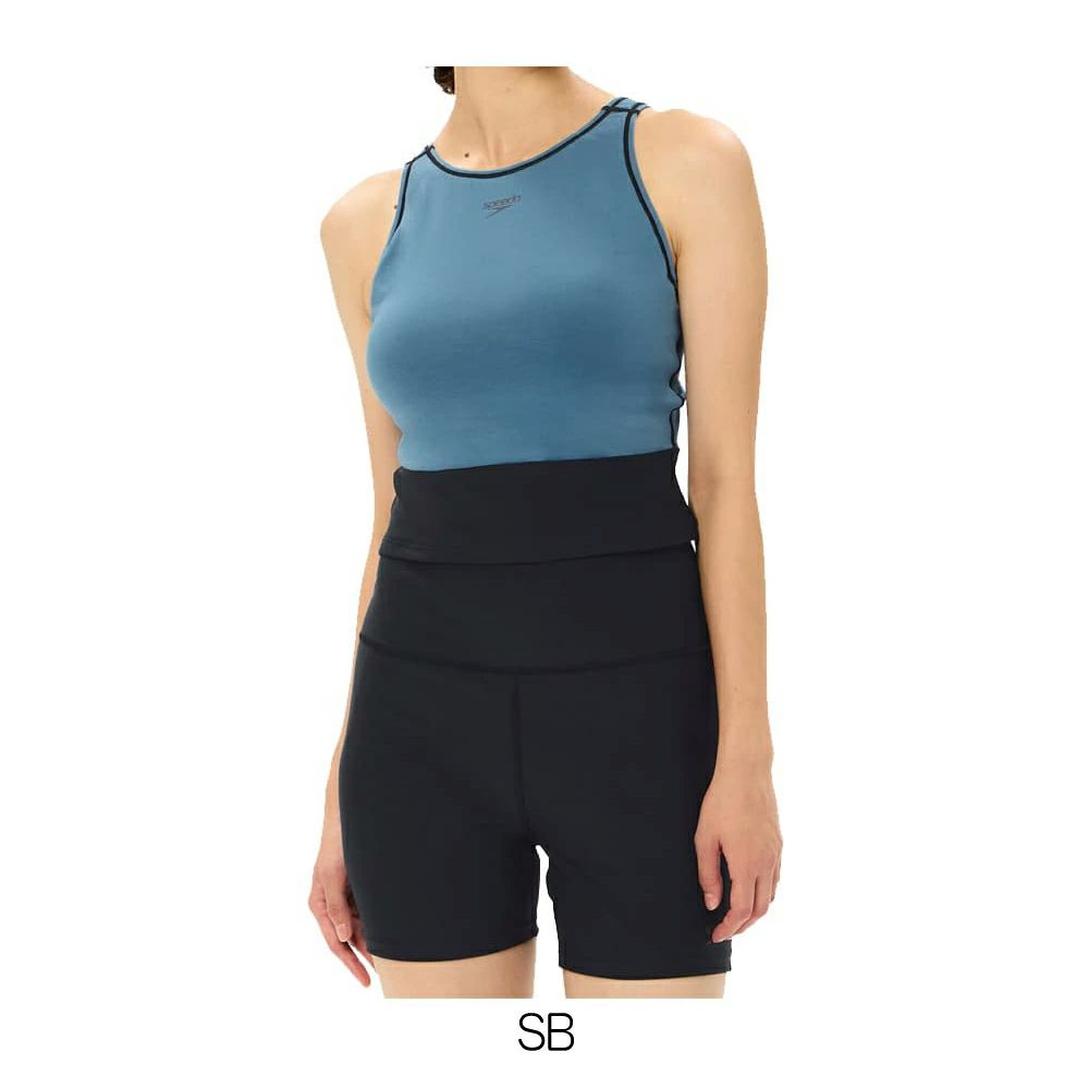 スピードSPEEDOフィットネス水着レディースミニマムパッド付きENDURANCEECOヘザーECO2024年秋冬モデルSFW22302