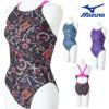 ミズノMIZUNO競泳水着練習用水着レディースエクサースーツミディアムカットEXERSUITSU-Fit競泳練習水着2025年春夏モデルN2MAC785