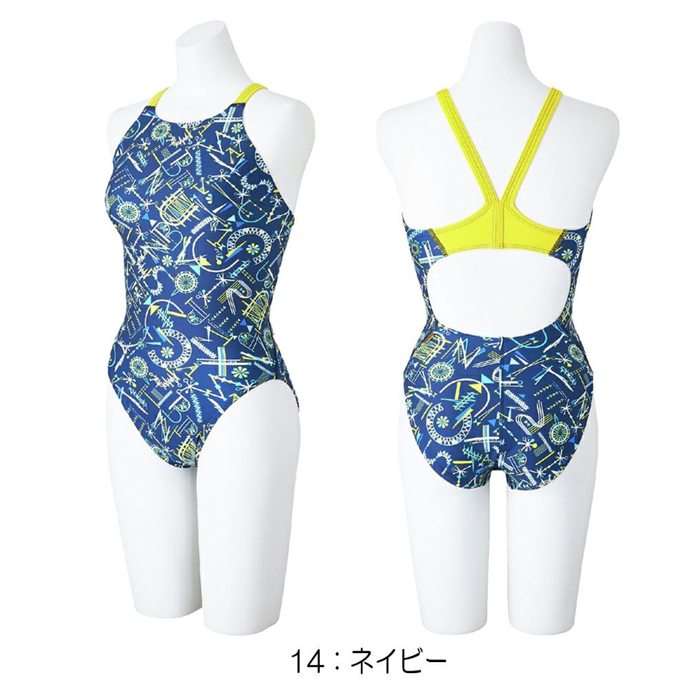 ミズノMIZUNO競泳水着練習用水着レディースエクサースーツミディアムカットEXERSUITSU-Fit競泳練習水着2025年春夏モデルN2MAC785