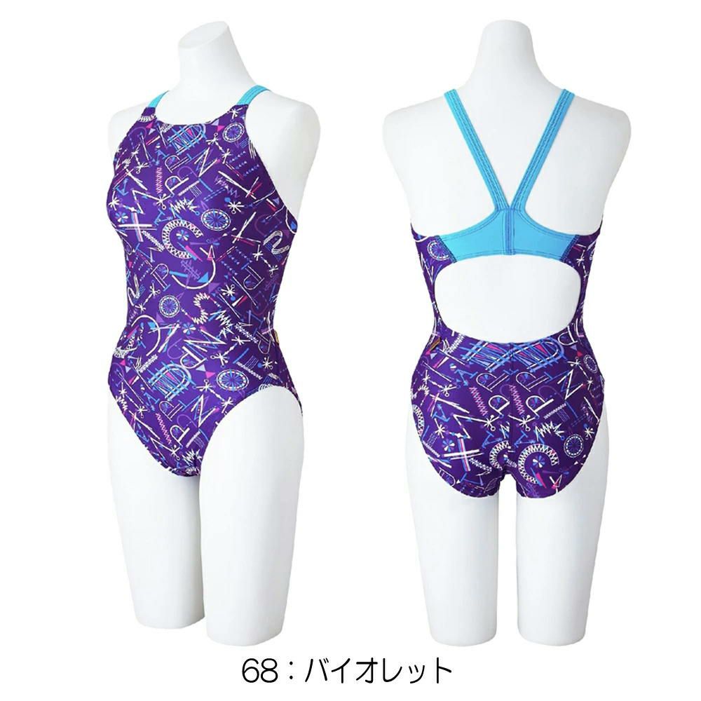 ミズノMIZUNO競泳水着練習用水着レディースエクサースーツミディアムカットEXERSUITSU-Fit競泳練習水着2025年春夏モデルN2MAC785