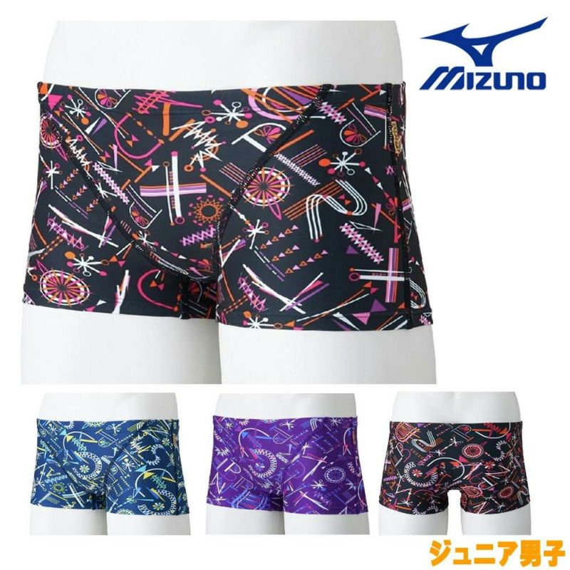 ミズノMIZUNO競泳水着練習用水着ジュニア男子エクサースーツショートスパッツEXERSUITSU-Fit競泳練習水着2025年春夏モデルN2MBC985