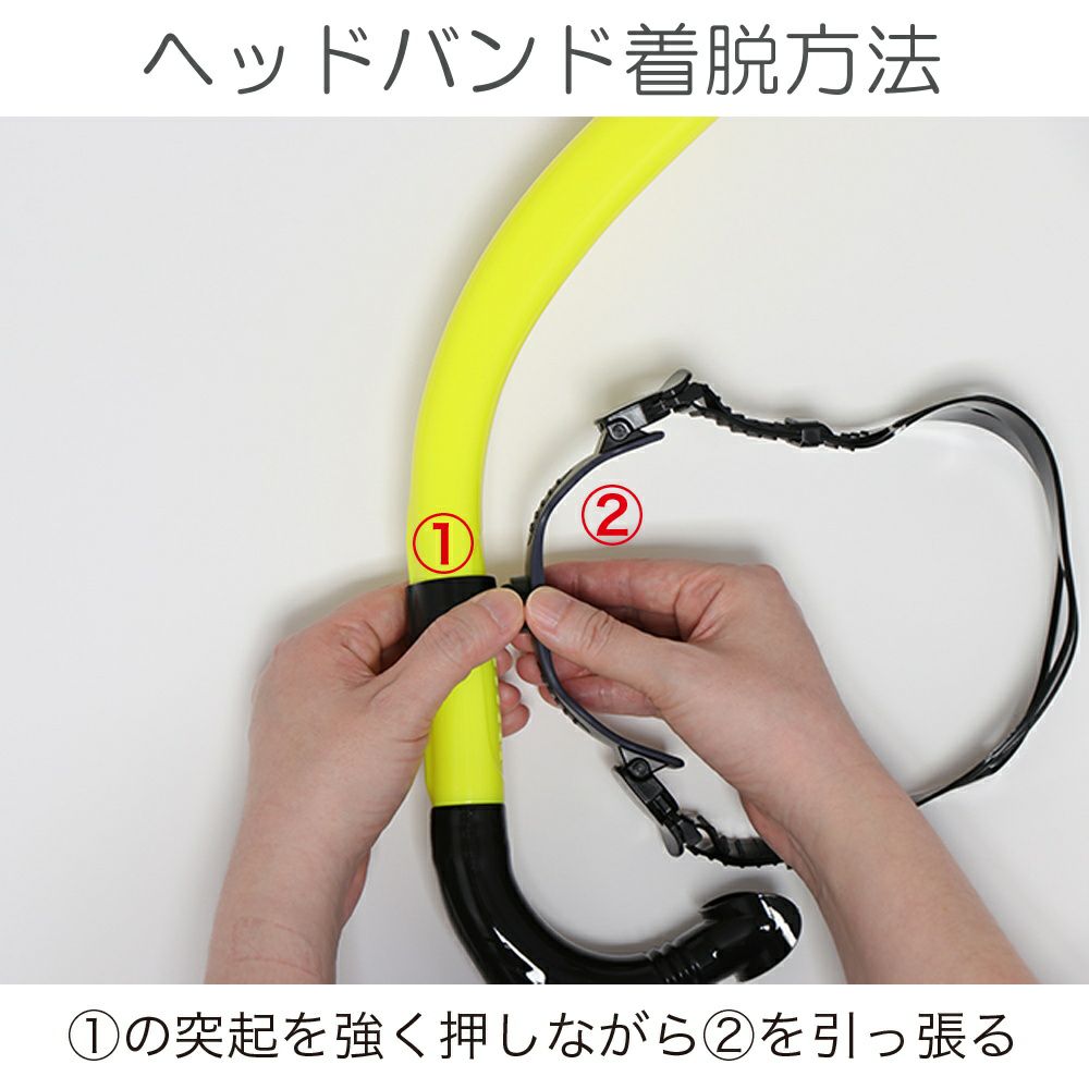 Jakedジャケッドシュノーケル用替えヘッドバンド830088F用830090F