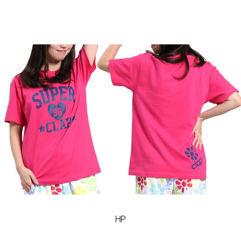 クラップCLAPスーパークラップティーレディーススポーツアパレルトレーニングフィットネス女性CTS25041