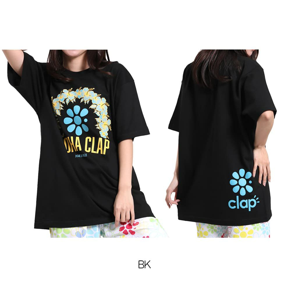 クラップCLAPアロハクラップティーレディーススポーツアパレルトレーニングフィットネス女性CTS25043