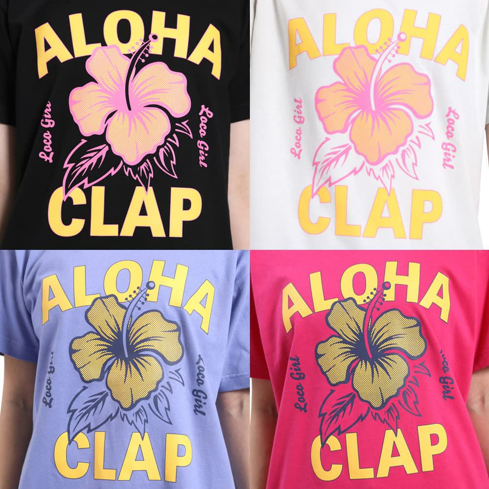 クラップCLAPロコガールティーレディーススポーツアパレルトレーニングフィットネス女性CTS25045