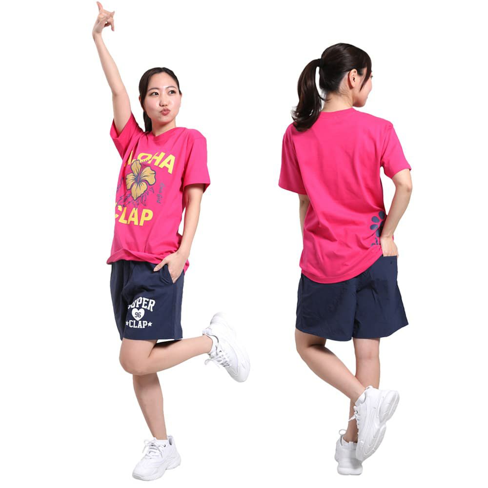 クラップCLAPロコガールティーレディーススポーツアパレルトレーニングフィットネス女性CTS25045