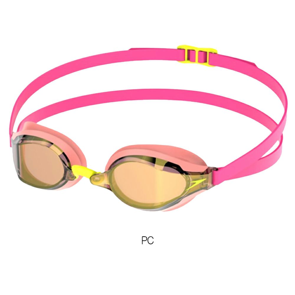 スイミングレーシングゴーグル水泳スピードSPEEDOファストスキンスピードソケット2ミラーWA承認モデル競泳ミラーゴーグルクッション付きSE01907