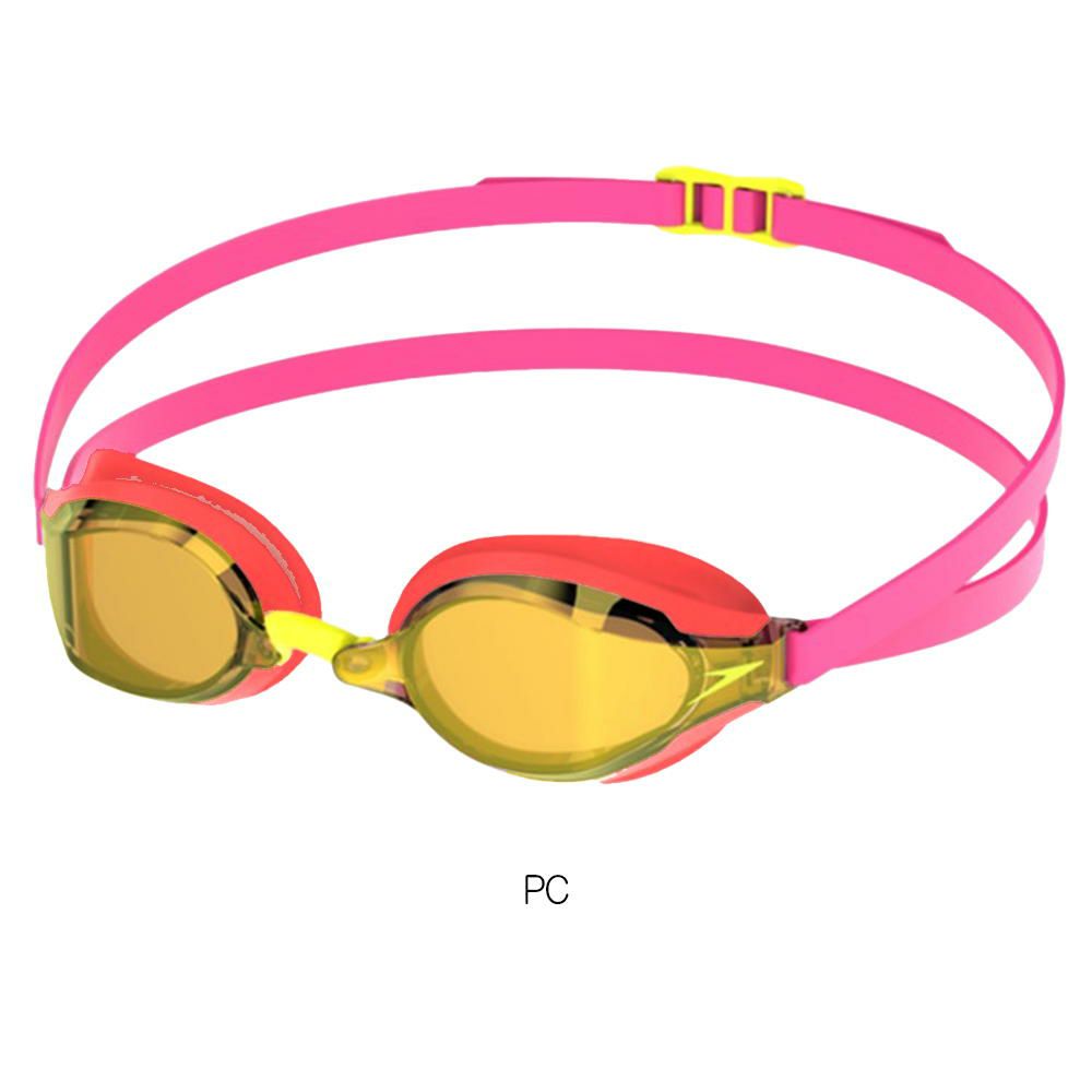 スイミングレーシングゴーグル水泳スピードSPEEDOファストスキンスピードソケット2ミラーWA承認モデル競泳ミラーゴーグルクッション付きSE01907