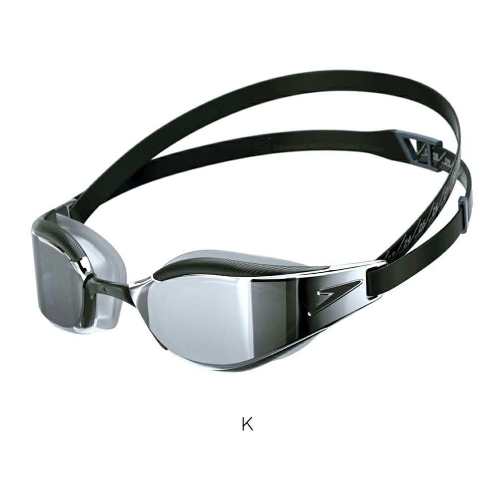 スイミングレーシングゴーグル水泳スピードSPEEDOFastskinHyperEliteMirrorファストスキンハイパーエリートミラーゴーグルWA承認モデル競泳クッション付きSE02151