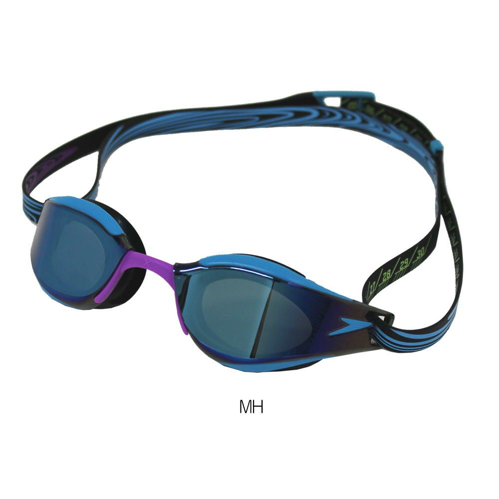 スイミングレーシングゴーグル水泳スピードSPEEDOFastskinHyperEliteMirrorファストスキンハイパーエリートミラーゴーグルWA承認モデル競泳クッション付きSE02151