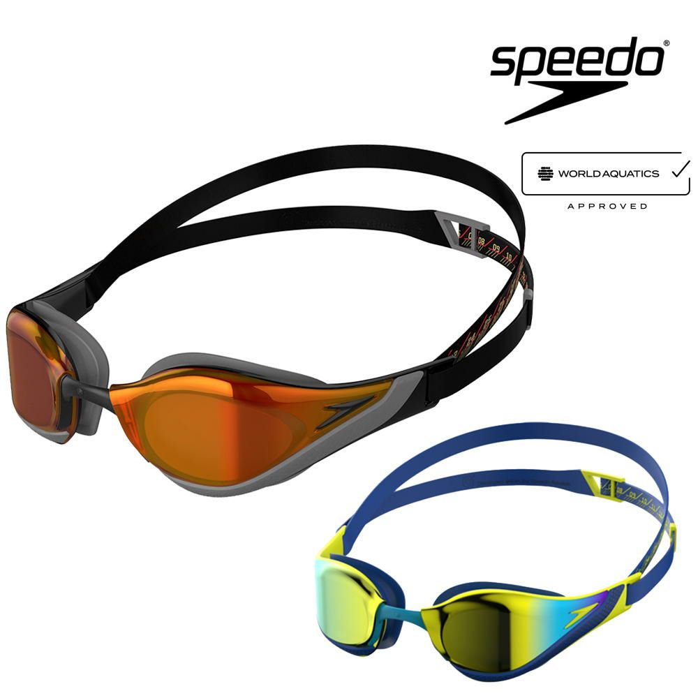 ミラーゴーグル水泳スピードSPEEDOファストスキンピュアフォーカスミラーFINA承認スイミングレーシング競泳SE01951-4