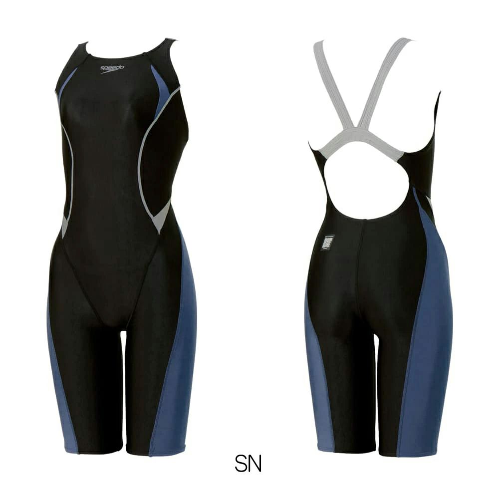 スピードSPEEDO競泳水着レディースWA承認モデルオープンバックニースキンオールインワンFLEXΣχ(フレックスシグマカイ)SCW12301Ffinaマークあり